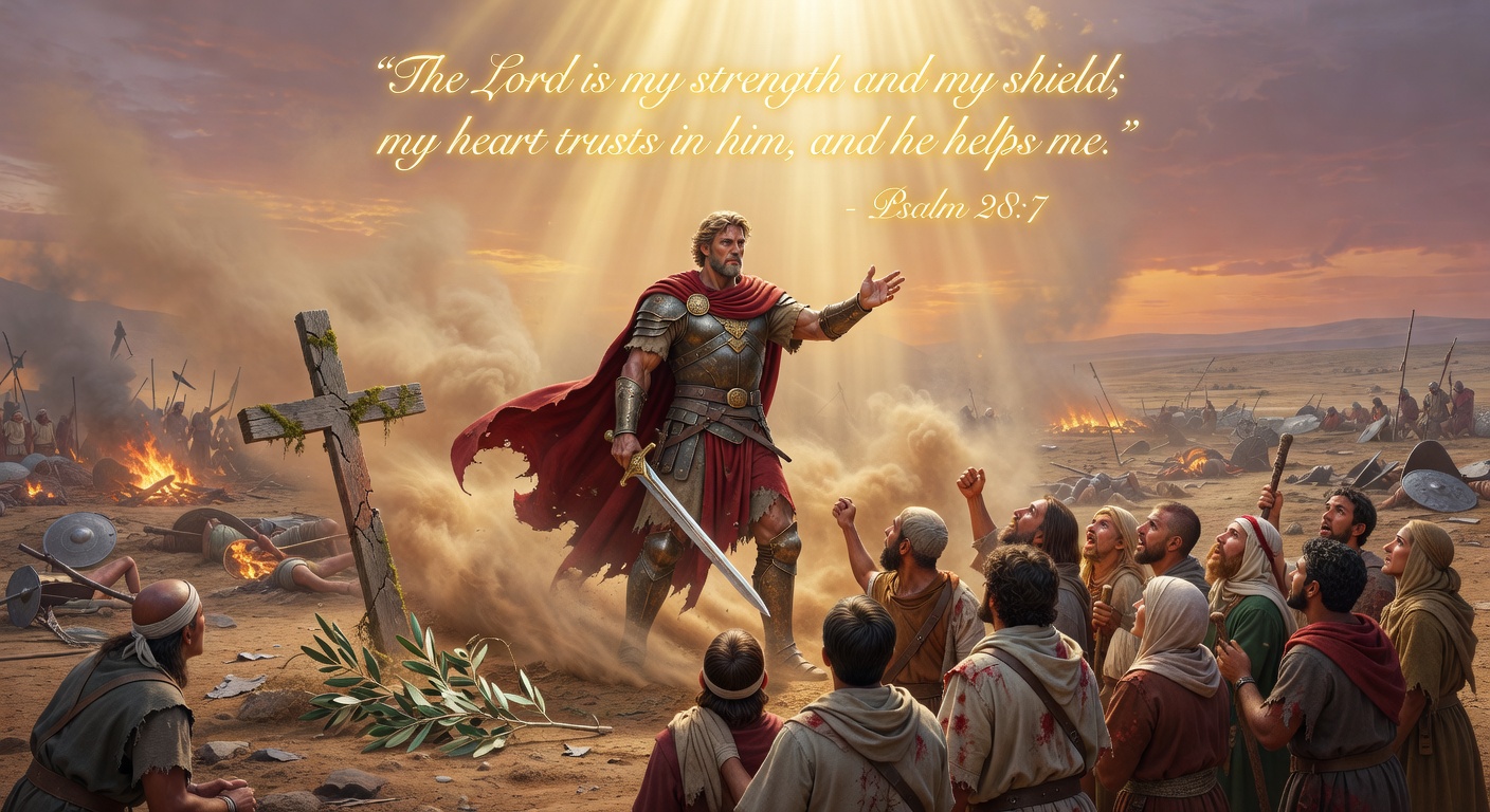 Biblical encouragement image