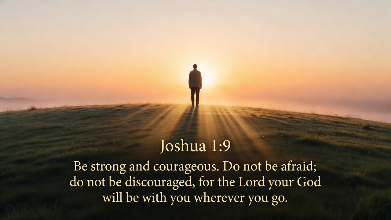 Biblical encouragement image
